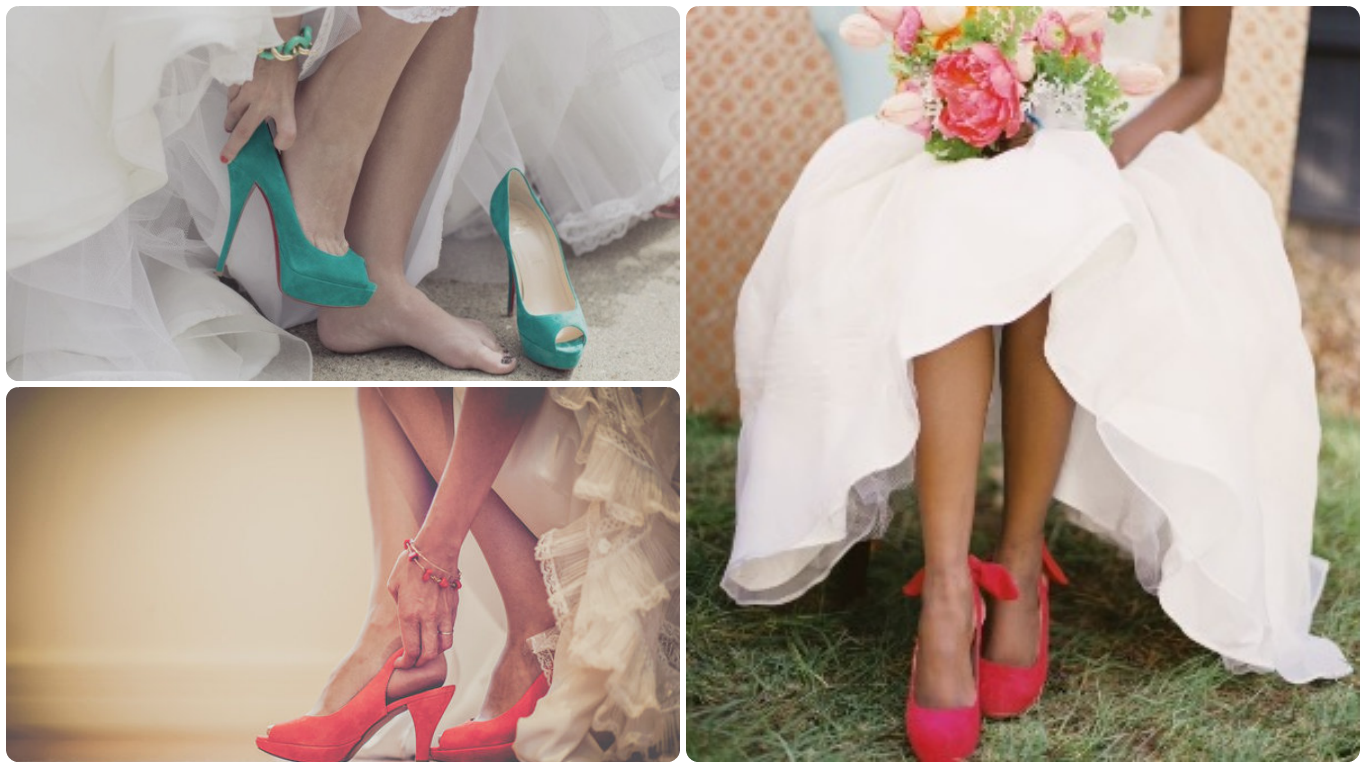 Zapatos novia colores